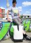 Preview: Upcycling Rolltop Rucksack aus LKW-Plane, Traktorschlauch und Autogurten in 12 verschiedenen Farben und 3 Größen