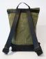 Preview: Upcycling Backpack, made of olive army tent Canvas, tractorhose and Seatbelts, the interior is made of Tarpaulin in 3 sizes