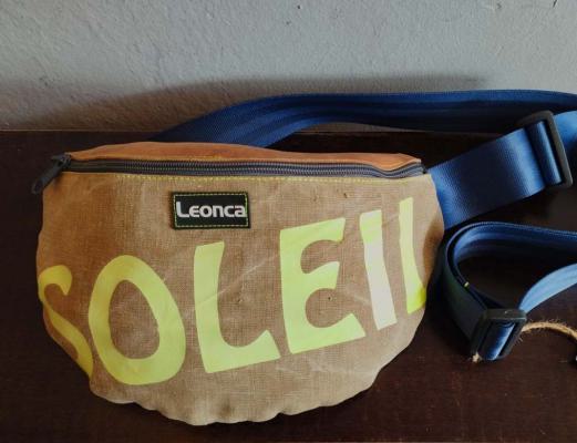 Hip Bag Leinen & Leder Gr.S NP90€