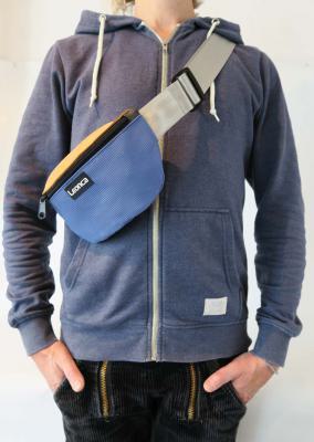 Hip Bag made from gym mat & leather in 3 sizes