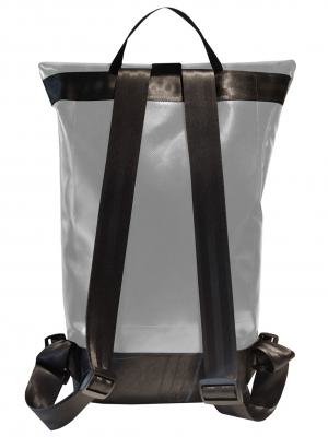 Upcycling Backpack made of Tarpaulin, tractor hose and Seatbelts in 12 different colors and 3 sizes