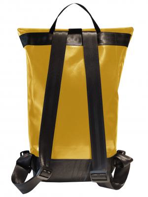 Upcycling Rolltop Rucksack aus LKW-Plane, Traktorschlauch und Autogurten in 12 verschiedenen Farben und 3 Größen