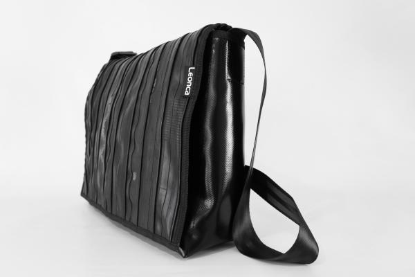 Upcycling Bags made from bicycle tubes and tarpaulin