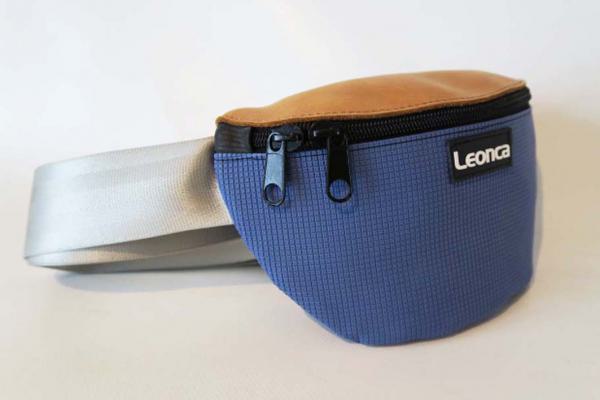 Hip Bag made from gym mat & leather in 3 sizes