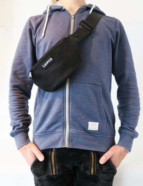 Hip Bag made from black cordura in 3 sizes