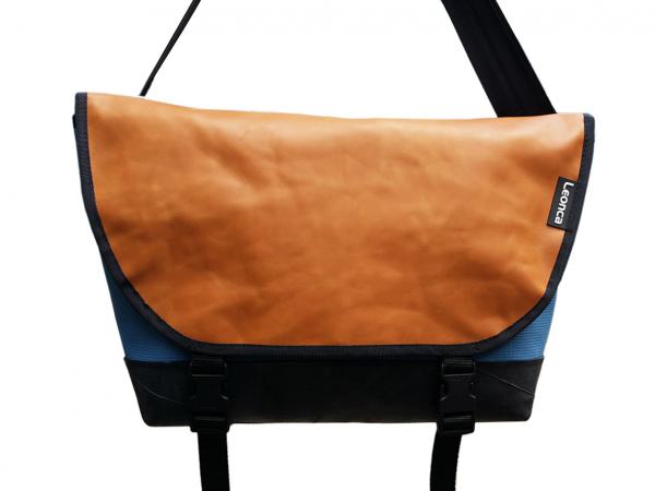 Messenger Bag Turnmatte/Lederdeckel