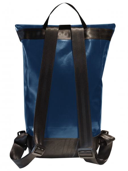 Upcycling Backpack made of Tarpaulin, tractor hose and Seatbelts in 12 different colors and 3 sizes