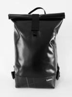 Backpack made from black Tarpaulin in 3 sizes